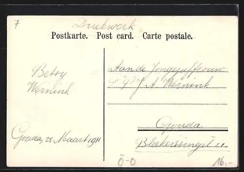 AK Neuhofen /Kremsthal, Bezirksgericht, Kirchenplatz, Kirchengasse