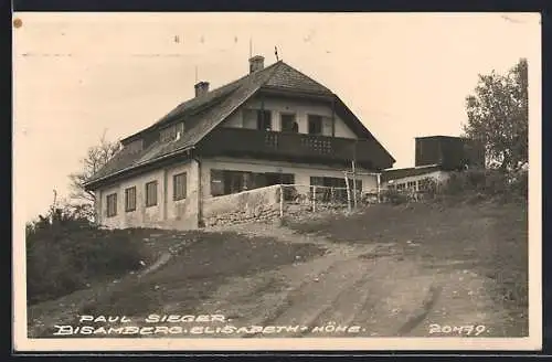 AK Bisamberg, Gasthaus Elisabethhöhe von Paul Sieger