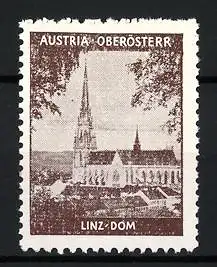 Reklamemarke Linz, Dom, Österreich-Oberösterreich