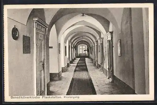 AK Plankstetten, Benediktinerkloster, Klostergang