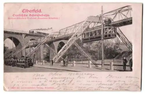 AK Elberfeld, Electrische Schwebebahn, Strassenbahn