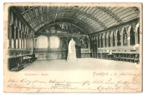 AK Alt-Frankfurt, Kaisersaal i. Römer