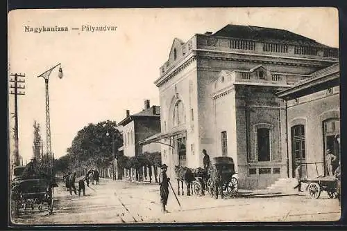 AK Nagykanizsa, Palyaudvar, Bahnhof