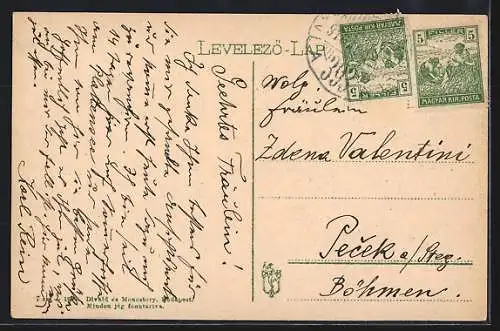 AK Balatonalmadi-fürdö, Ortsansicht mit Bootspartie