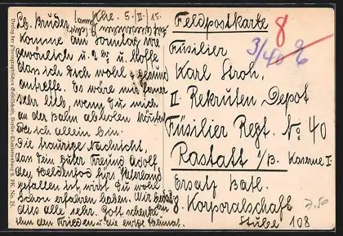 Künstler-AK G. Lederström Kürassiere vor Feldgeistlichem Wir treten zum Beten vor Gott den Gerechten