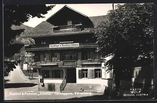 AK Tschagguns /Vorarlberg, Gasthof & Pension Sonne