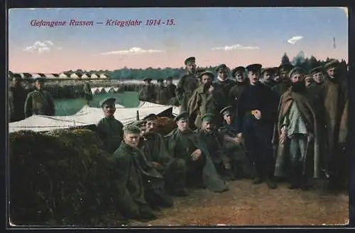 AK Kriegsgefangene Russen, 1914-15