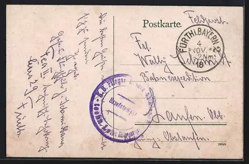 AK Fürth / Bayern, Blick auf das Beroleheimerianum