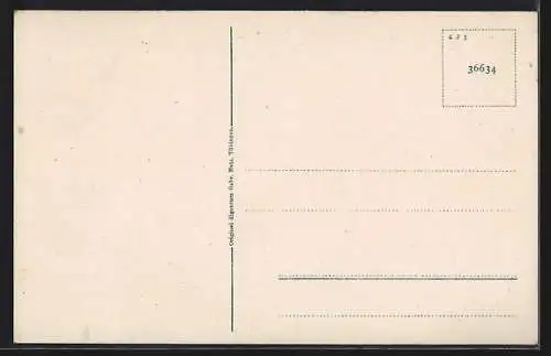 AK Freising, Teilansicht der Stadt