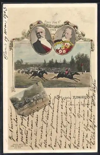 AK King Edward VII at a race