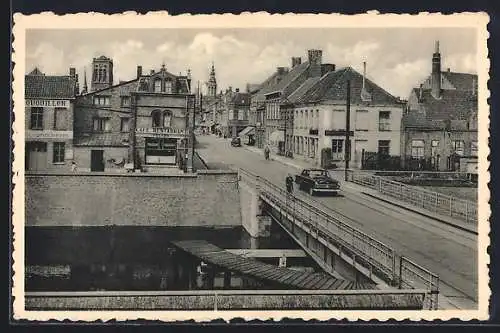 AK Furnes, Pont de Nieuport et Rue de l`Est