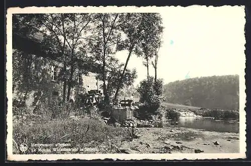 AK Herbeumont-s-Semois, Le Moulin Willaimes sur al Semois