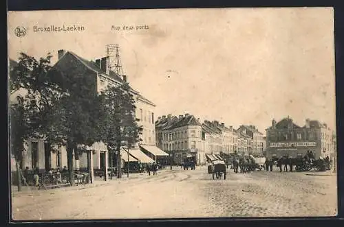 AK Bruxelles-Laeken, Aux deux ponts