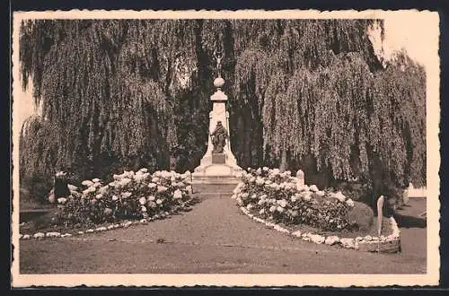 AK Havré, Monument aux soldats morts pour la Patrie