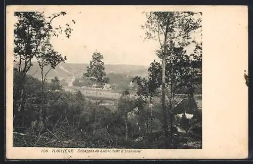 AK Hastière, Échappée en descendant d`Inzemont