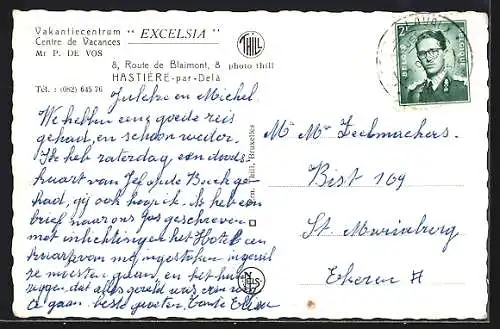 AK Hastière, Vakantiecentrum Excelsia, 8, Route de Blaimont, 8