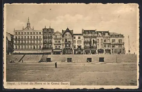 AK Heyst, L`Hôtel du Phare et le Grand Bazar