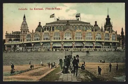 AK Ostende, Le Kursaal, Vue de Face