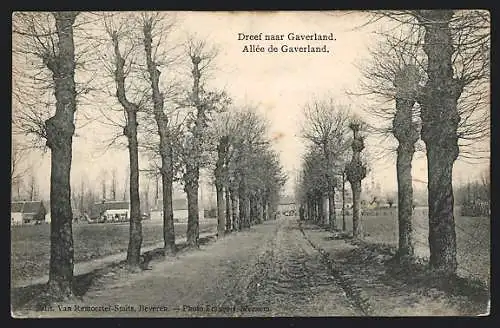 AK Gaverland, Allée de Gaverland