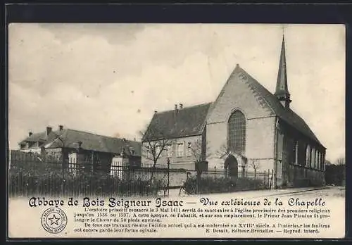 AK Abbaye de Bois Seigneur Isaac, Vue exterieure de la Chapelle