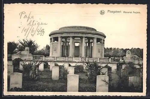 AK Ploegsteert, Mémorial Anglais