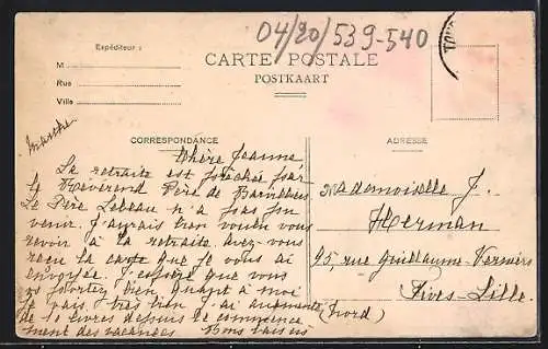 AK Chercq-lez-Tournai, Pensionnat des Sacres-Coeurs, Chapelle