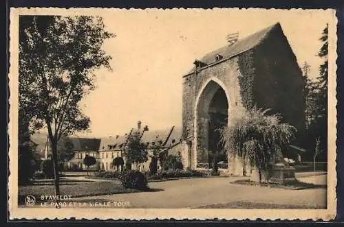 AK Stavelot, Le Parc et la vieille Tour