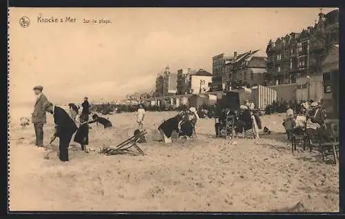 AK Knocke s/Mer, Sur la plage