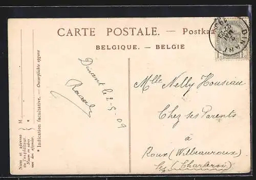AK Dinant, Vue sur les Hotels de Ville et des Postes