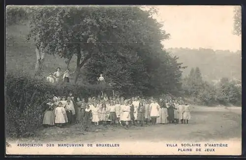 AK Hastière, Association des Marcunvins de Bruxelles, Villa scolaire, Plaine de jeux