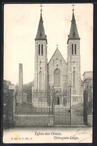 AK Grivegnée-Liége, Eglise des Oblats