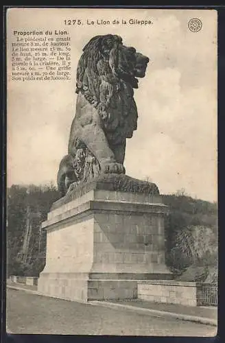 AK La Gileppe, Le Lion de la Gileppe