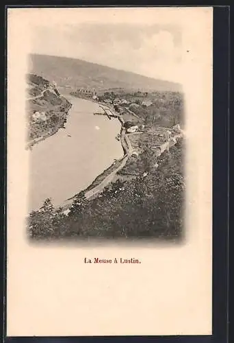 AK Lustin, La Meuse à Lustin