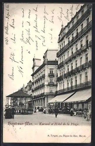 AK Heyst-sur-Mer, Kursaal et Hotel de la Plage