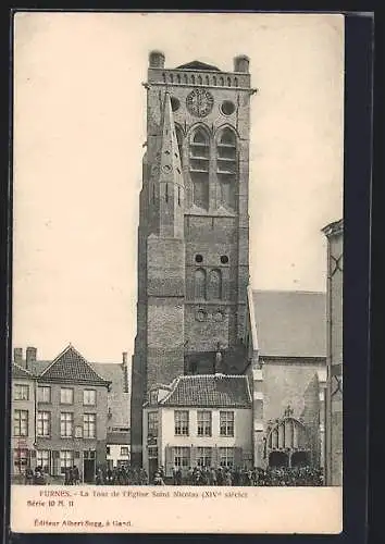 AK Furnes, La Tour de l`Eglise Saint Nicolas