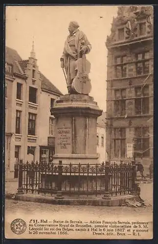 AK Hal, Statue de Servais, Denkmal