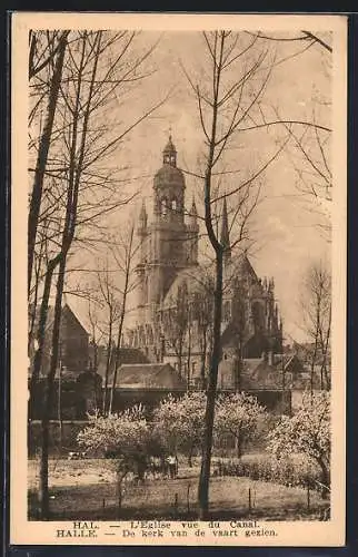 AK Hal, L`Eglise vue du canal