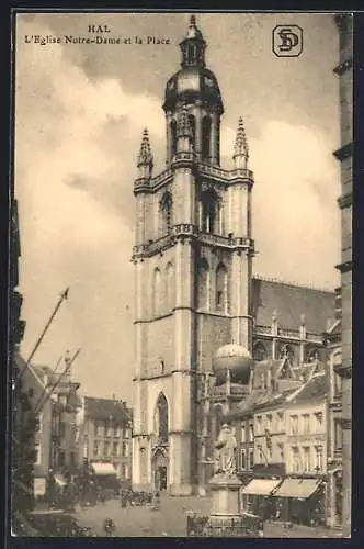 AK Hal, L`Eglise Notre-Dame et la Place