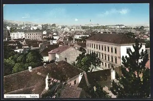 AK Klosterneuburg, Totale aus der Vogelschau