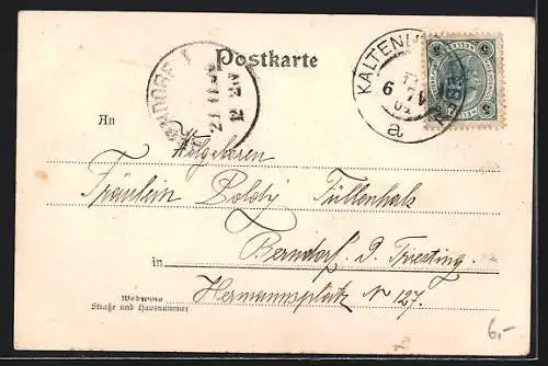 AK Kaltenleutgeben /N.-Ö., Totalansicht aus der Vogelschau