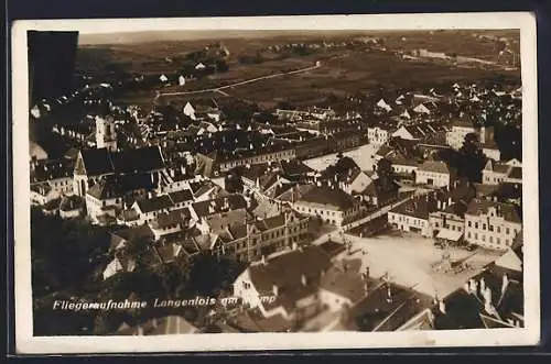 AK Langenlois, Totalansicht mit Kirche