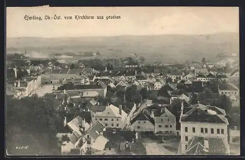 AK Eferding /Ob.-Öst., Teilansicht vom Kirchturm aus gesehen