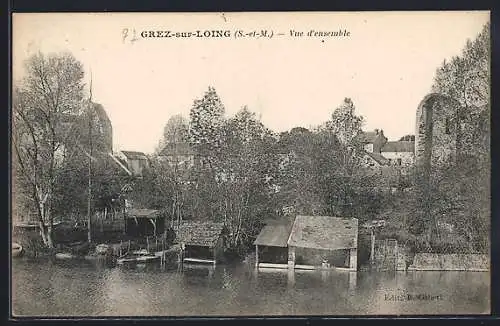 AK Grez-sur-Loing, Vue d`ensemble