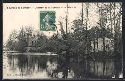 AK Lumigny, Château de la Fortelle, le Minaret