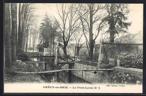 AK Crécy-en-Brie, Le Pont-Levis N° 2