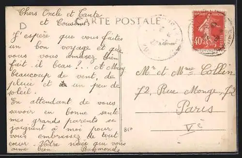 AK Misy-sur-Yonne, Les Bords de l`Yonne, Un joli coin