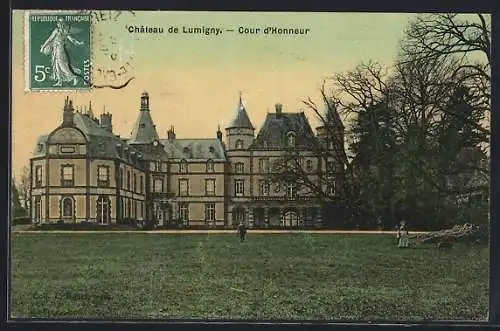 AK Lumigny, Château de Lumigny, Cour d`Honneur