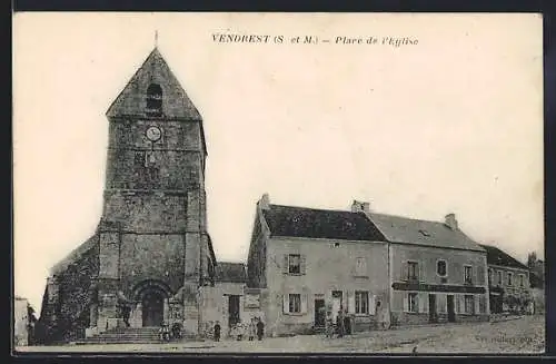 AK Vendrest, Place de l`Église