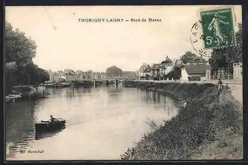 AK Thorigny-Lagny, Bord de Marne