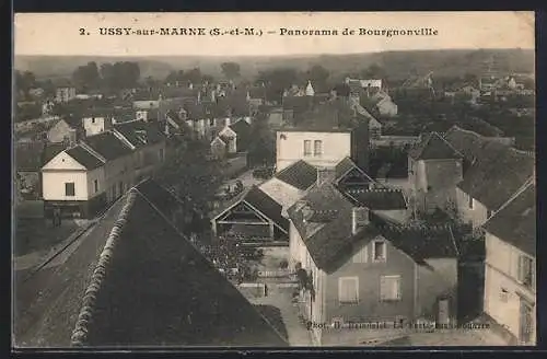 AK Ussy-sur-Marne, Panorama de Bourgnonville